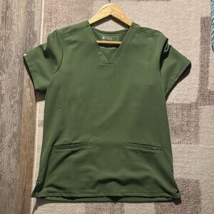 FIGS Green Scrub Top